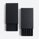 Custom Black 5 Pack Pre Roll Box Packaging Tube Drawer Push Rigid Display Kraft Paper Box Pre Roll Packaging 门帘