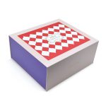 Custom Printing Book Shaped Flip Magnetic Closure Design Gift Cosmetic Package Box 门帘