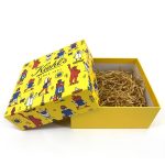 Set up Gift Perfume with Foam Paper Package 2 Pieces Lid and Base Skin Care Products Box 门帘