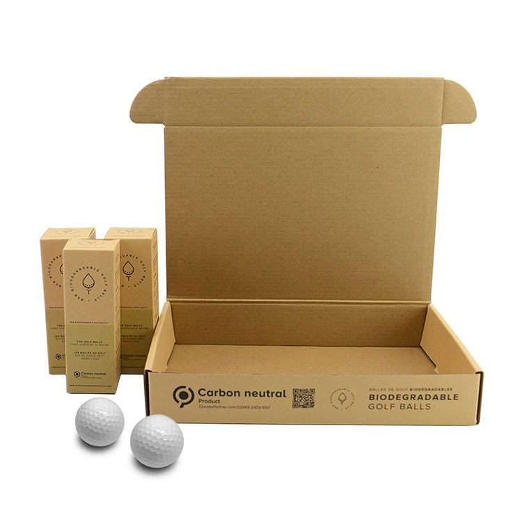 Recyclable Paper Cardboard Wholesale Custom Logo Printed Packaging Golf Ball Gift Box Set