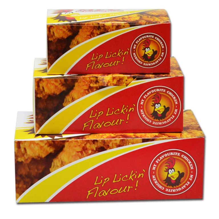Wholesale Custom Printed Rectangle Kraft Paper Takeout Boxes Fast Food Packaging for Fried Chicken Embossing Handling