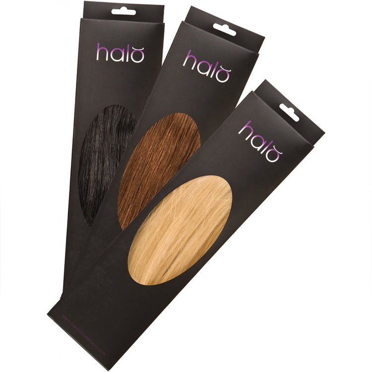 Custom Logo Human Braiding Hair Extension Packaging Box Luxury Virgin Weave Wig Box Bundle Hair Packaging Beauty Packaging