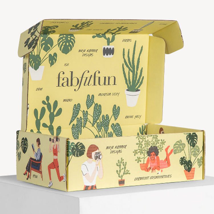 Custom Printed Gift Apparel Packing Postal Box Shoes Packaging Corrugated Cardboard Paper Sending Box Y1910902 3-5days Mailing