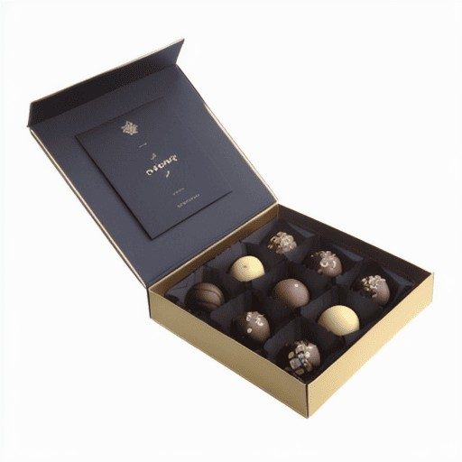 Custom Luxury Small Empty Confectionery Chocolate Bonbon Truffles Gift Box Packaging Middle Eastern India Premium Packaging