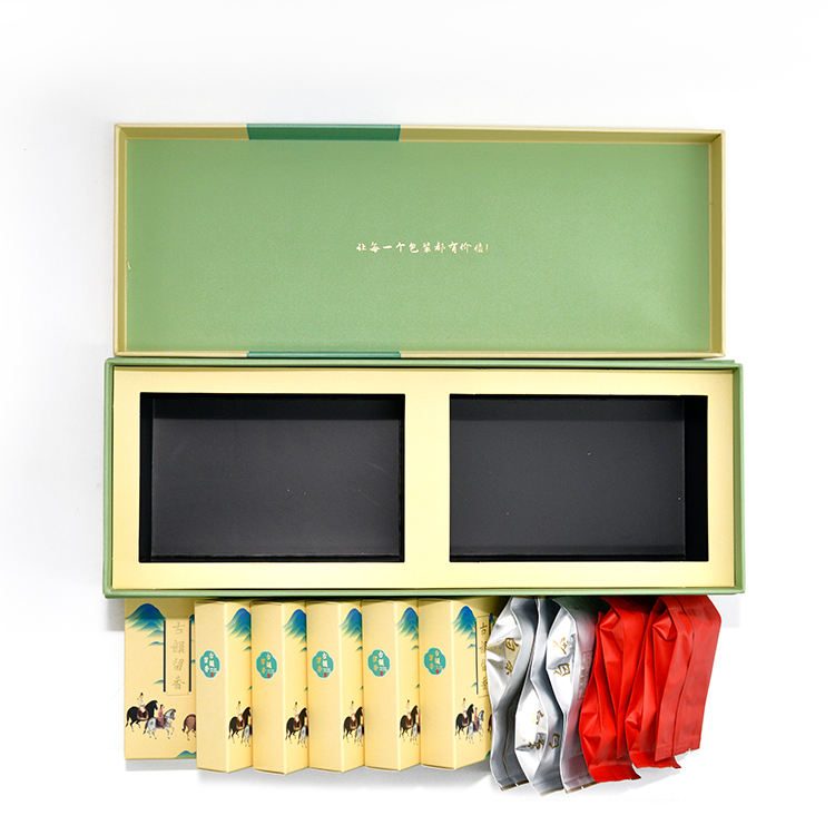 Luxury Custom Bespoke Fruit Afternoon Tea Coffee Sachets Gift Set Box 12 Compartments Grid Cardboard Tea Bag Paper Packaging Box
