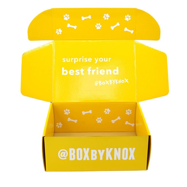 High Quality Customized Packaging Box Tab Lock Folding Corrugated Paper Mailing Box 门帘