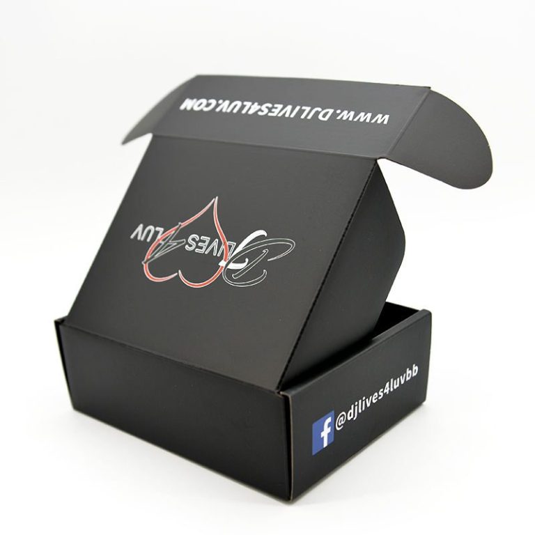 Eco Colour Recycled Folding Blue Hard Paper Box Packaging Mailing Box Shipping Box With Insert 门帘