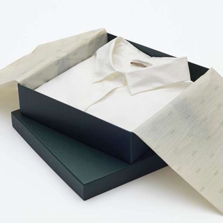Custom Luxury Corrugated Cardboard Garment Clothing Apparel Formal Shirt Packaging Paper Box