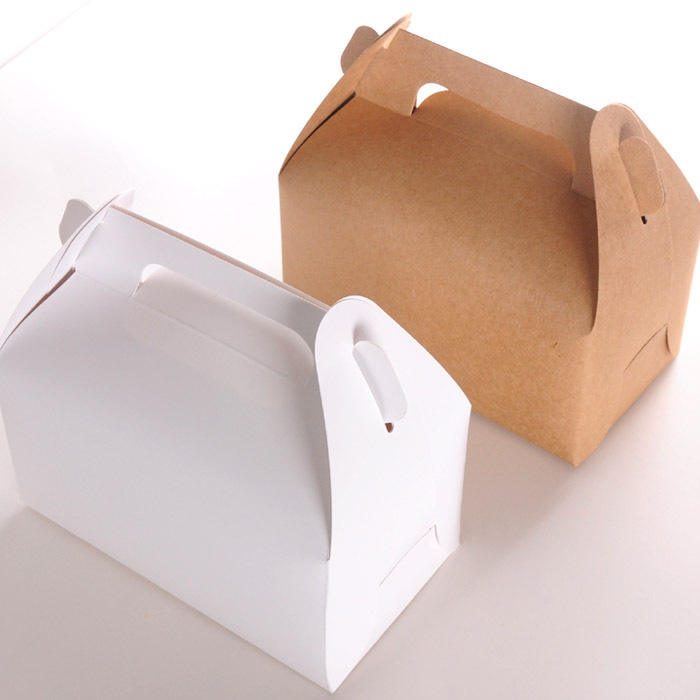 OEM Custom Handle Cake Box/Hot Food Paper Container