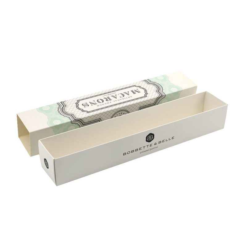 OEM Custom Dessert Cake Macarons Paper Packaging Gift Food Box