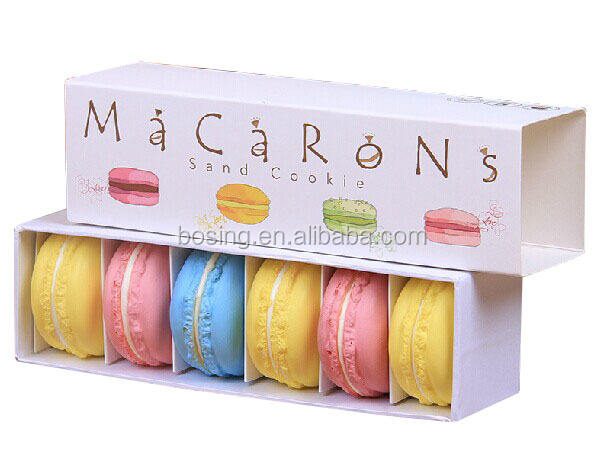 Customized Food Grade Paper Packaging Macarons Box with Dividers