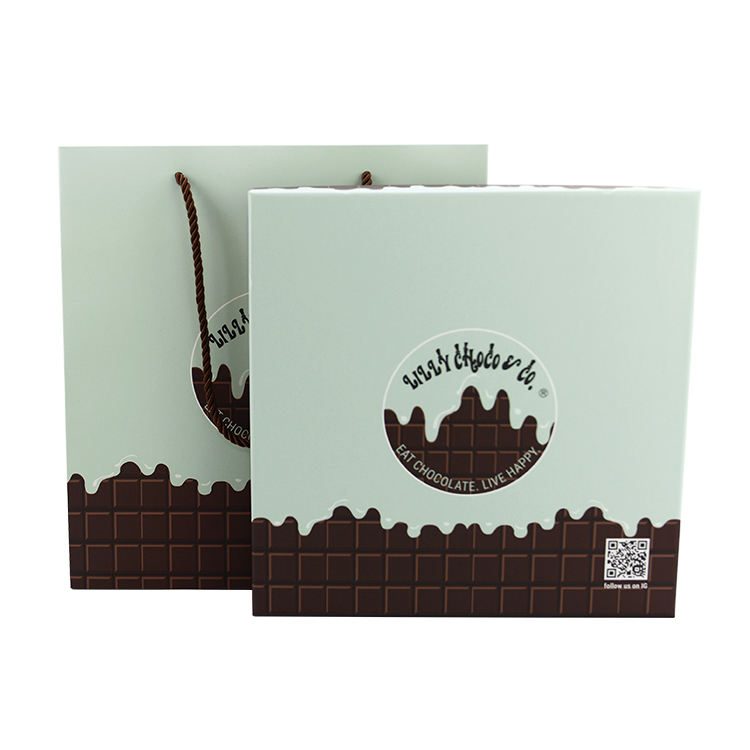 Wholesale Custom Luxury Empty Gift Paper Packaging Fancy Dating Truffle Box for Chocolate 门帘
