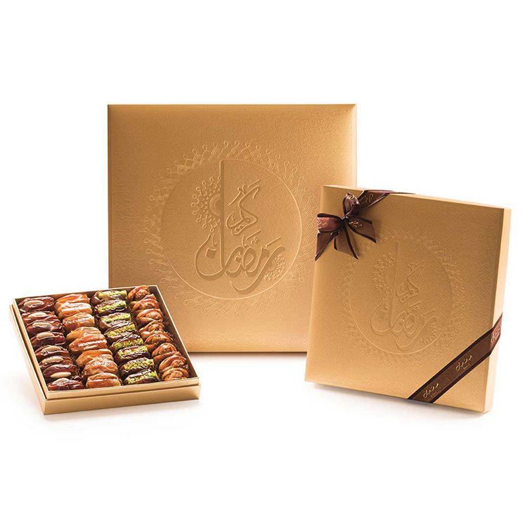 Wholesale Gift Candy Dates Packaging Luxury Boxes Boite Embalage En Papier De Luxe Coffret Entreprise Cadeauu Boite Au Dattes