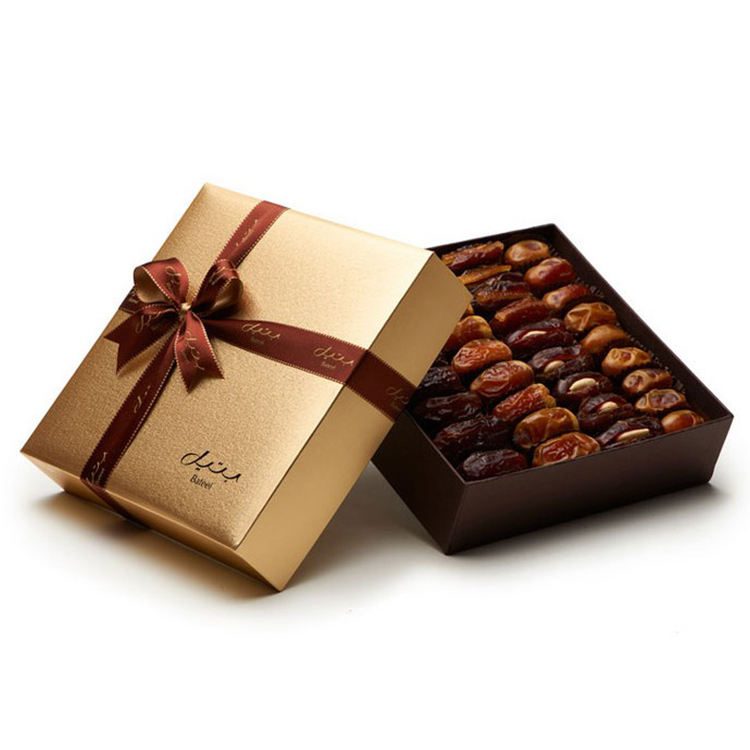 China Box Company OEM ODM Custom Printed Wholesale Chocolate Mooncake Cookie Biscuit Nuts Fresh Dates Food Paper Gift Packaging
