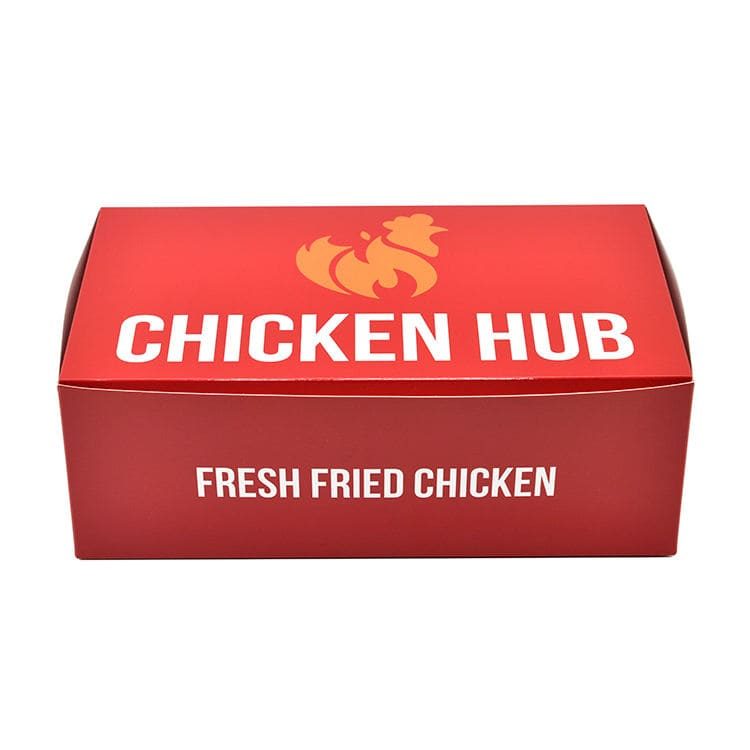 Customized Containers Chicken Nuggets Box Disposable French Fries Chips Paper Box Fast Food Packaging 门帘