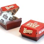 Hamburger Use and Coated Paper Type Burger Boxes 门帘