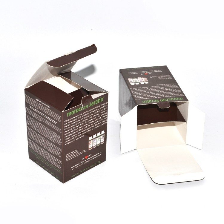 Factory Wholesale Directly Supply Custom Logo Printed Luxury White Cardboard Paper Box for Hair Care Repair