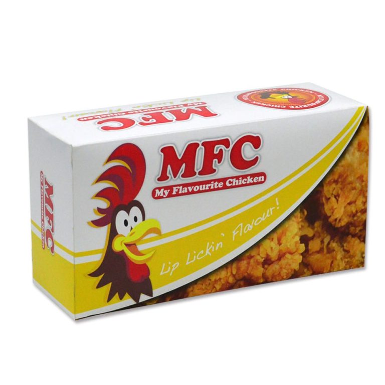 Custom Cardboard Fast Food Takeaway Chicken and Chips Boxes Fry Food Fried Chicken Box
