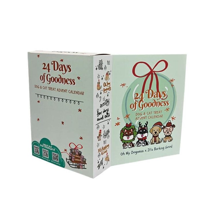 Custom Christmas Advent Calendar Empty Advent Calendar Cardboard Box 门帘