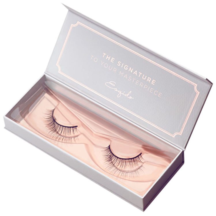 Customized Book Shaped Luxury Cardboard Paper Packaging False Eyelashes Extension Box with Magnetic
