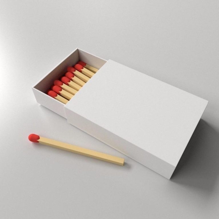 Customized Hotel Fireplace Safety Matches Wooden Advertising Matchboxes Corrugated Board Sponge Liner Available Various Colors