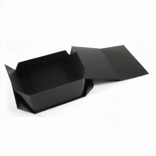 Custom Packaging Boxes Plain Black Boxes