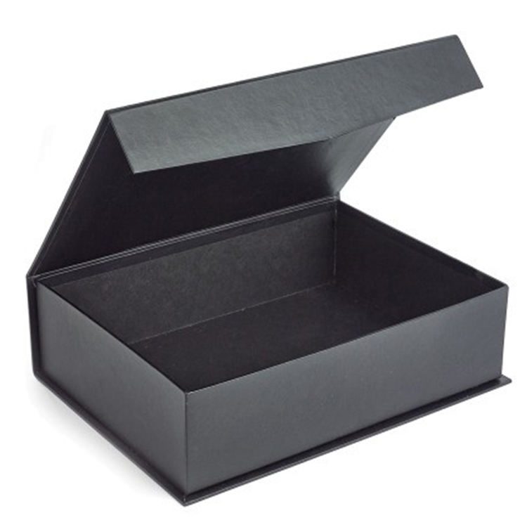 Black Eco Friendly Matte Lamination Printing Cardboard Presentation Giftbox Hardcover Bow Tie Kids Toy Flip Top Gift Luxury Box