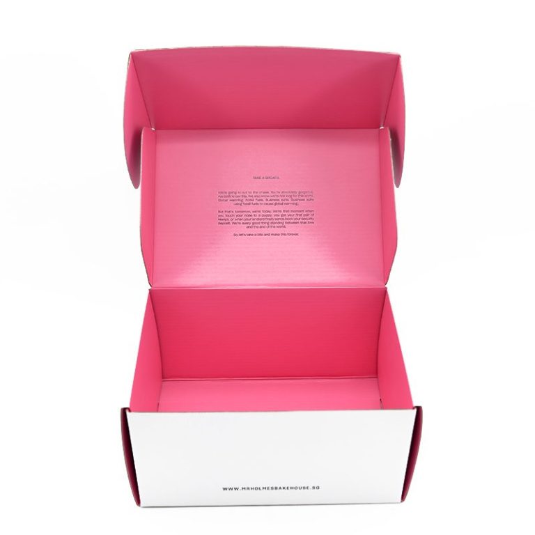 Literature Crush Proof Mailer Crush Proof White Gift Corrugated Cardboard Box Small Packing Storage Cube Kraft Mailing Box 门帘
