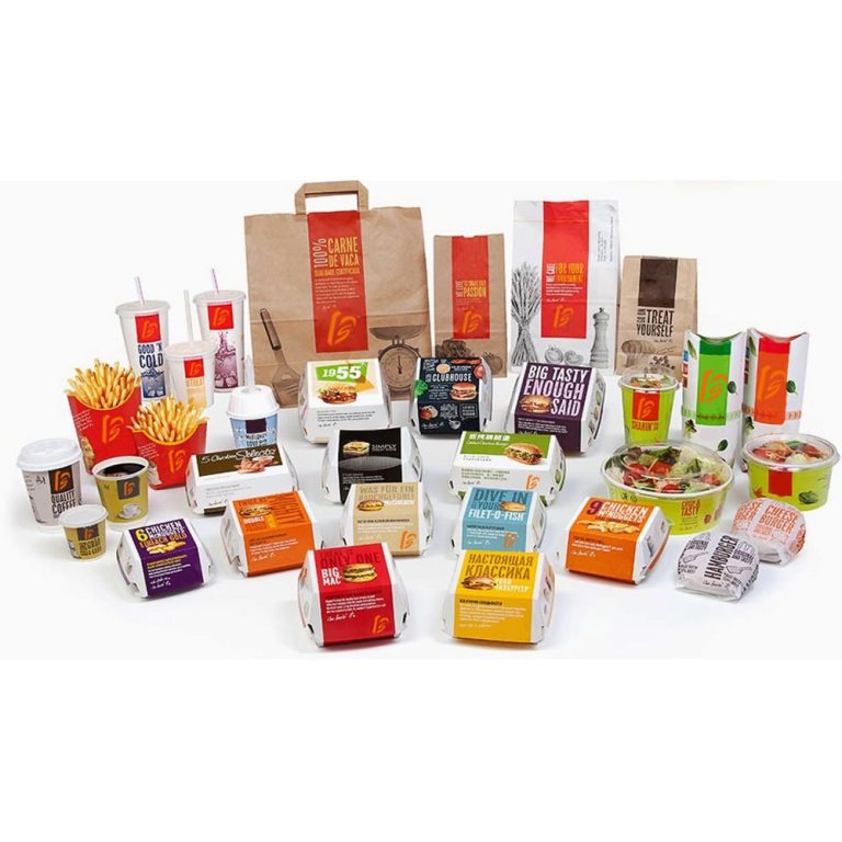 Wholesale KFC Fried Chips Burger Fast Food Packing Box Custom Print Paper Hamburger Box Packaging 门帘