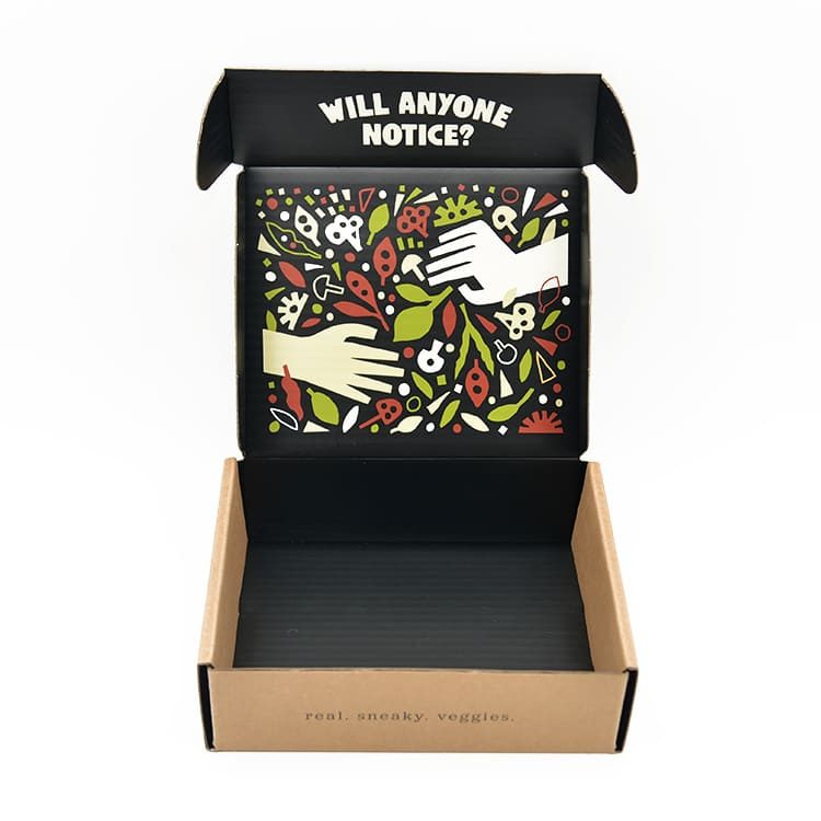 Custom Paper Gift Box Clothing Wig Packaging Mail Corrugated Cardboard Box Recycled Kraft Paper Box 门帘
