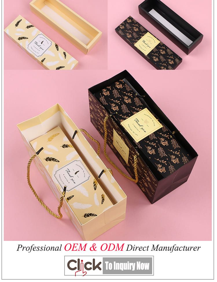 Rollcake Long Kraft Paper Packing Swiss Roll Cake Box Custom Printed Gift Dessert Food Packaging Paper Pastry Box 门帘