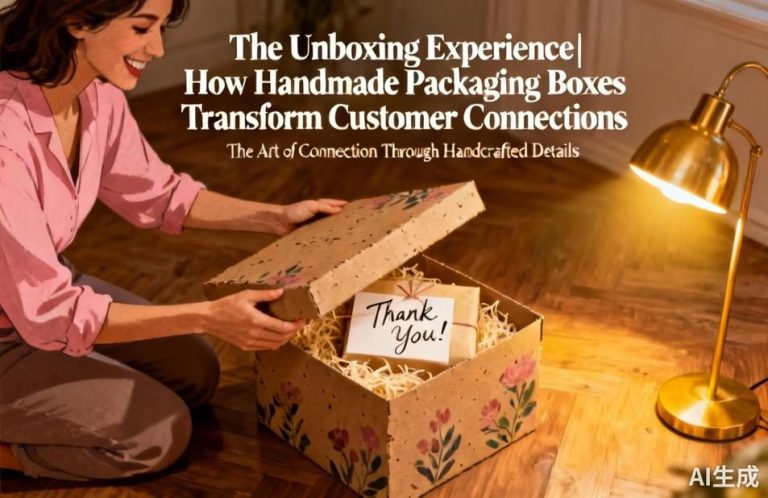 The Unboxing Experience|How Handmade Packaging Boxes Transform Customer Connections