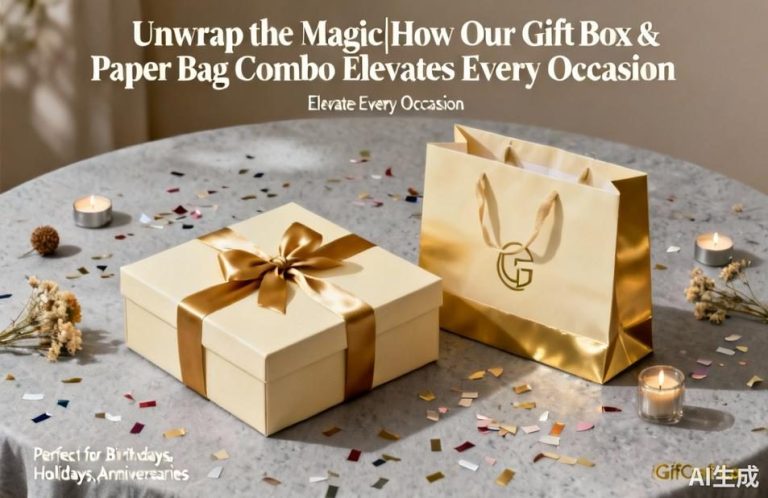 Unwrap the Magic|How Our Gift Box & Paper Bag Combo Elevates Every Occasion