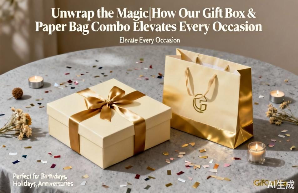 Unwrap the Magic|How Our Gift Box & Paper Bag Combo Elevates Every Occasion