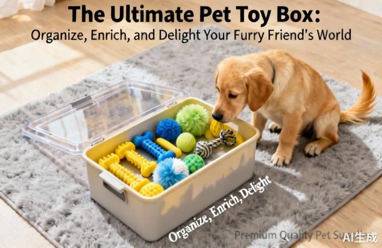 The Ultimate Pet Toy Box|Organize, Enrich, and Delight Your Furry Friend's World