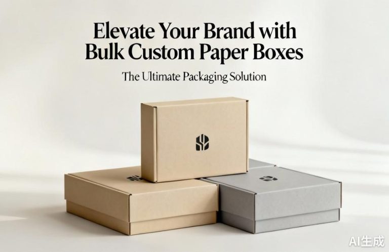 Elevate Your Brand with Bulk Custom Paper Boxes|The Ultimate Packaging Solution