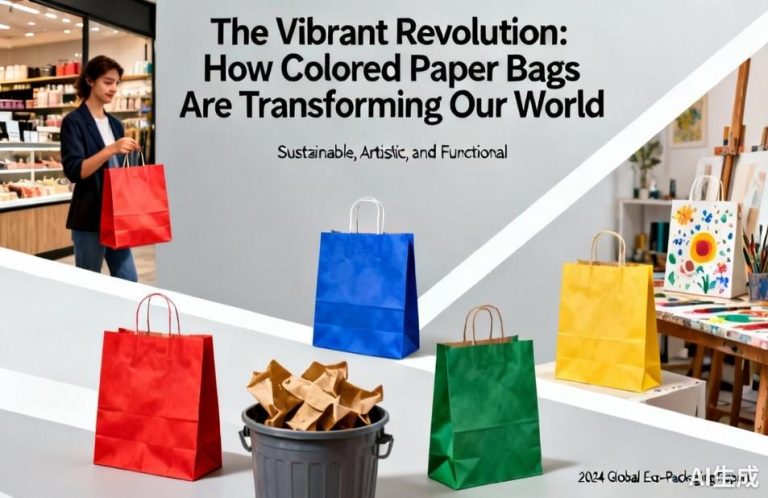 Vibrant Eco-Friendly Paper Bags | Sustainable & Stylish