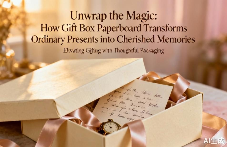 Unwrap the Magic|How Gift Box Paperboard Transforms Ordinary Presents into Cherished Memories