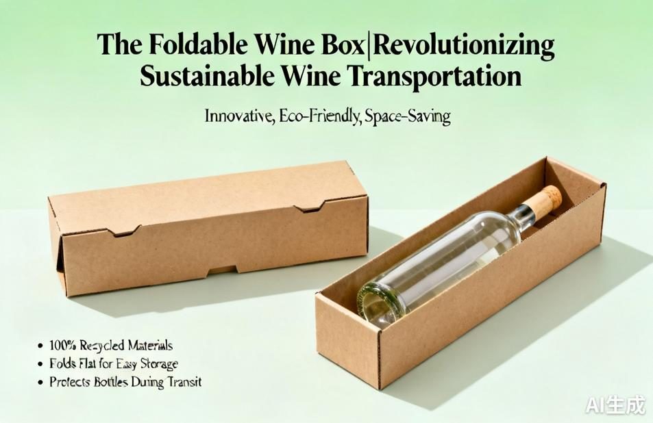 The Foldable Wine Box|Revolutionizing Sustainable Wine Transportation