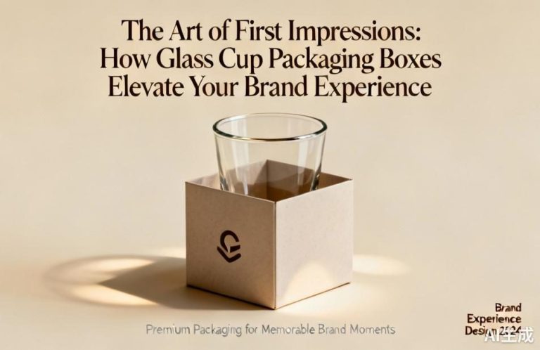 Elevate Brand with Glass Cup Packaging Boxes
