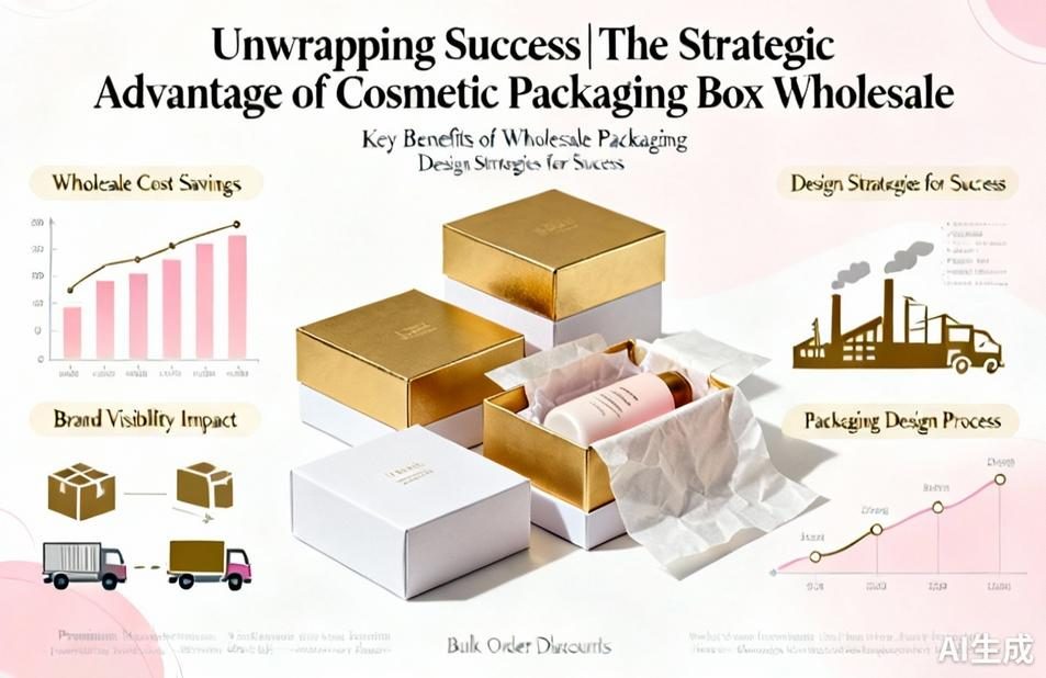 Unwrapping Success|The Strategic Advantage of Cosmetic Packaging Box Wholesale
