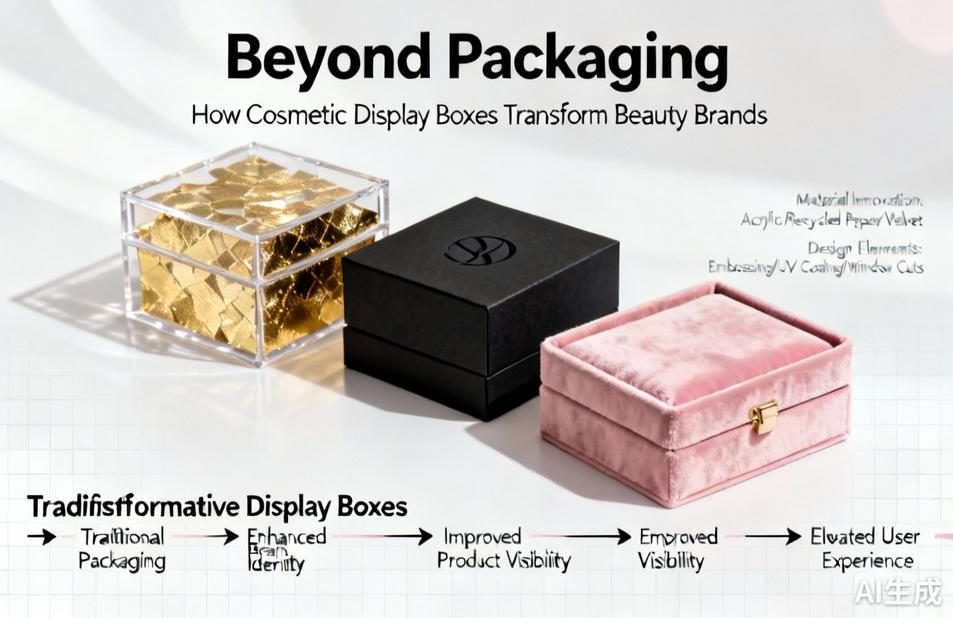 Beyond Packaging|How Cosmetic Display Boxes Transform Beauty Brands