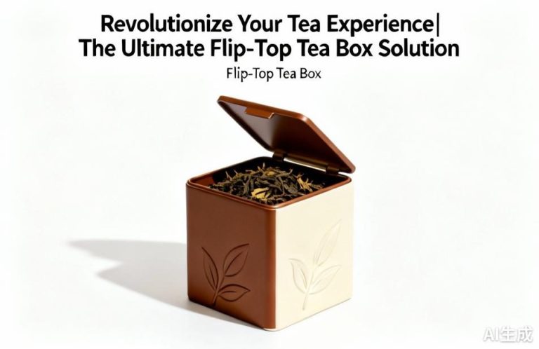 Revolutionize Your Tea Experience|The Ultimate Flip-Top Tea Box Solution