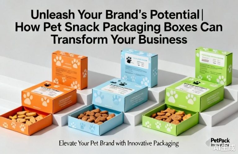 Unleash Your Brand's Potential|How Pet Snack Packaging Boxes Can Transform Your Business