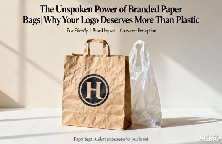 The Unspoken Power of Branded Paper Bags|Why Your Logo Deserves More Than Plastic