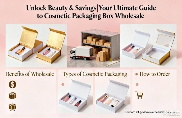 Unlock Beauty & Savings|Your Ultimate Guide to Cosmetic Packaging Box Wholesale