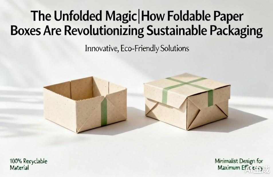 The Unfolded Magic|How Foldable Paper Boxes Are Revolutionizing Sustainable Packaging