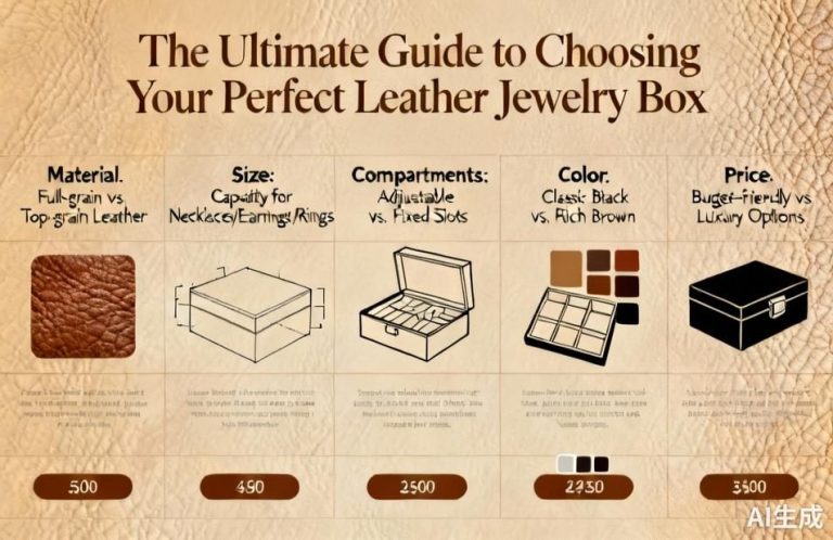 The Ultimate Guide to Choosing Your Perfect Leather Jewelry Box